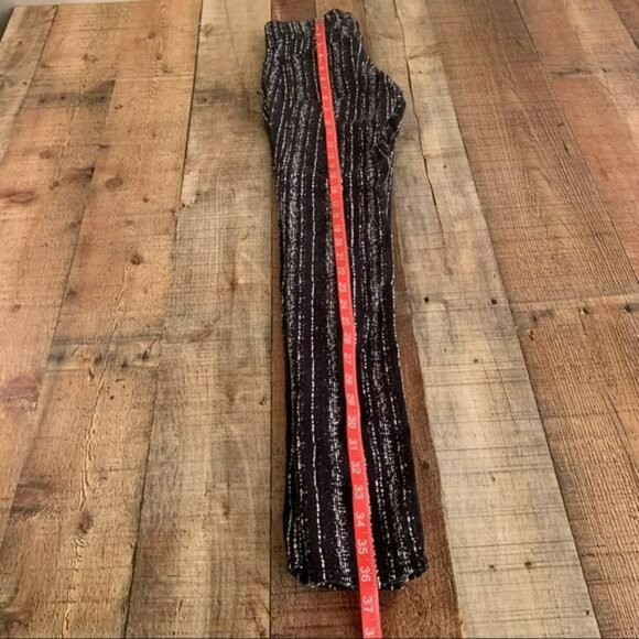 Rag & Bone jean women’s legging black with white abstract stripes 24 - Picture 16 of 16